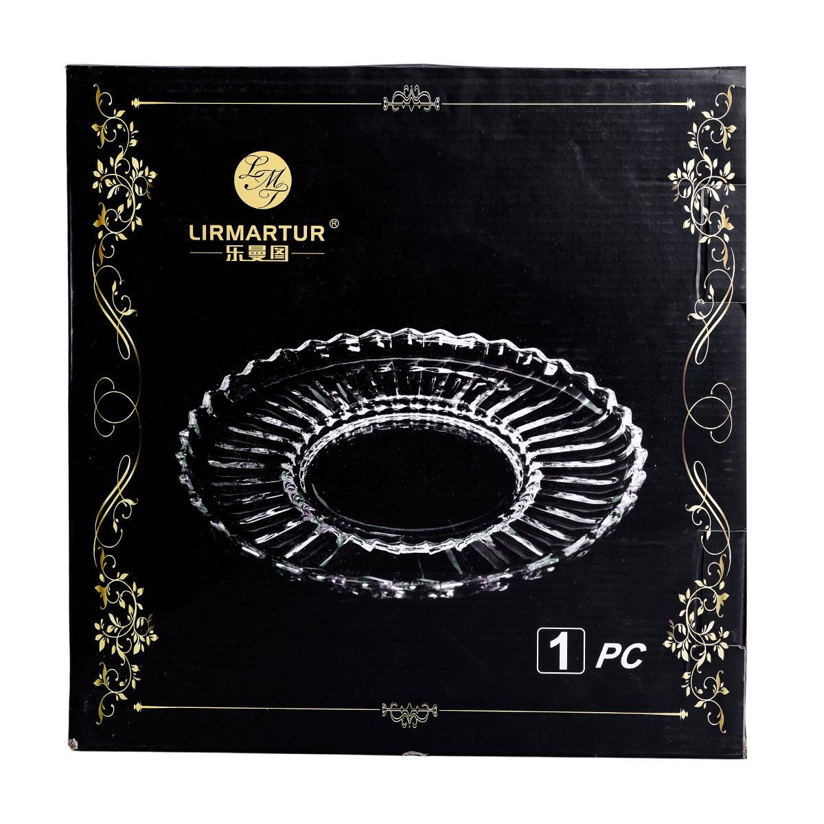 Блюдо сервировочное круглое HP-YH-32 Ø 28 см Прозрачный (A-033635) - фото 6 Блюдо сервировочное круглое HP-YH-32 Ø 28 см Прозрачный (A-033635) - фото 6