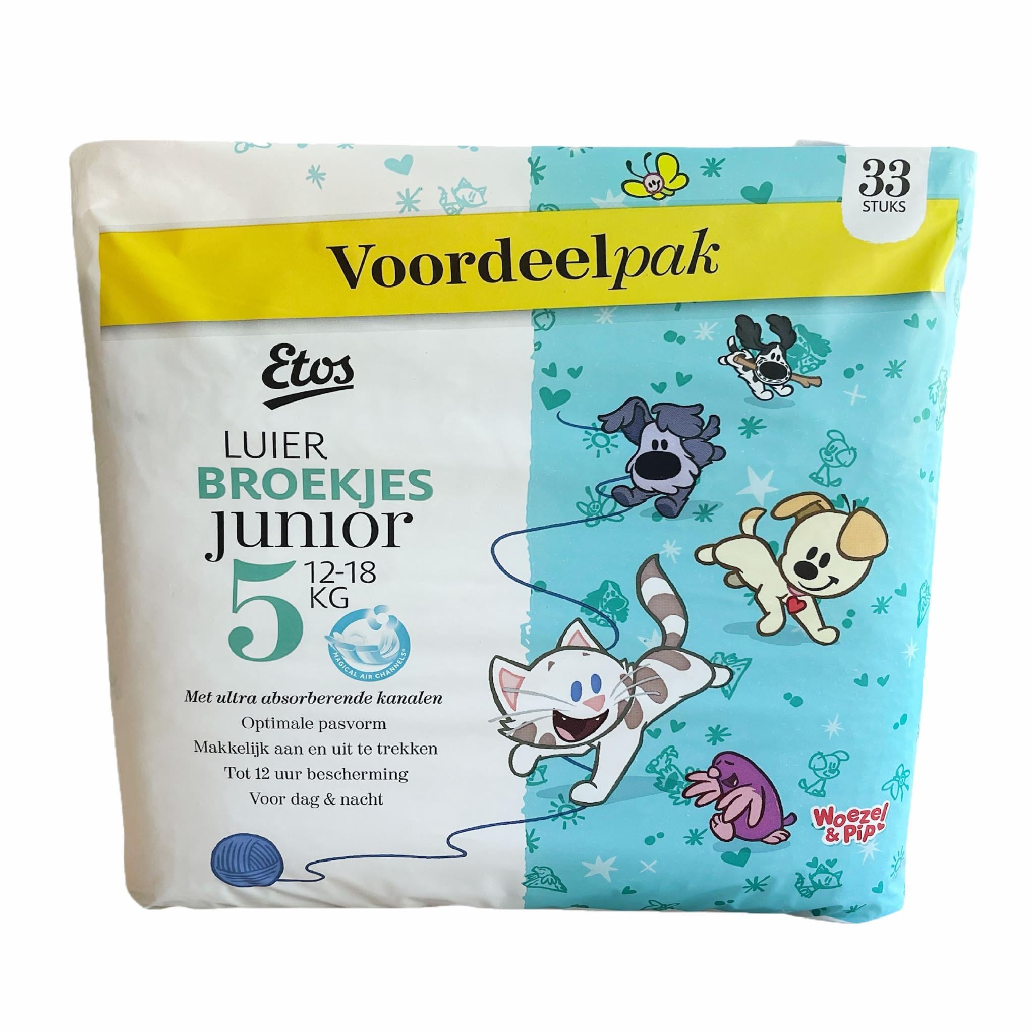 Подгузники-трусики Etos 5 Junior 12-18 кг 33 шт. (105500065)