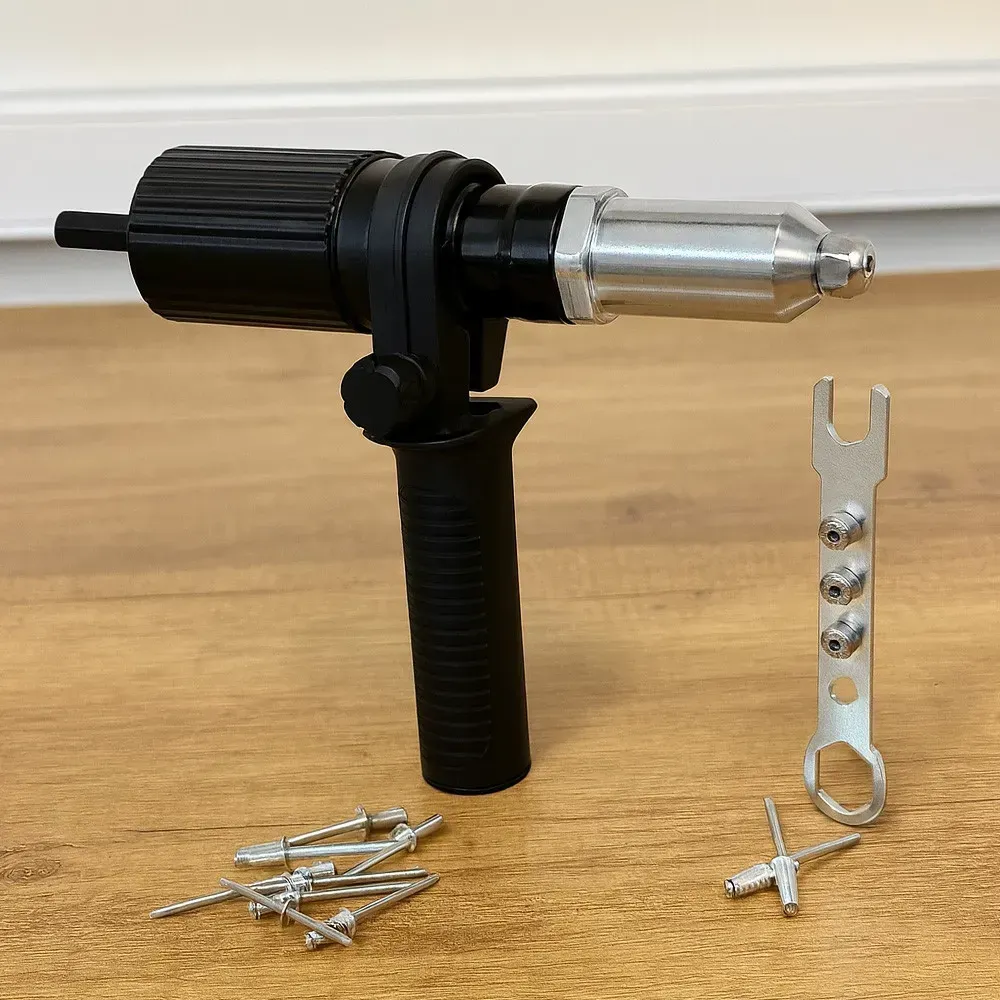 Насадка заклепочник на шуруповерт та дриль 2,4/3,2/4,0/4,8 мм (234587750) - фото 8