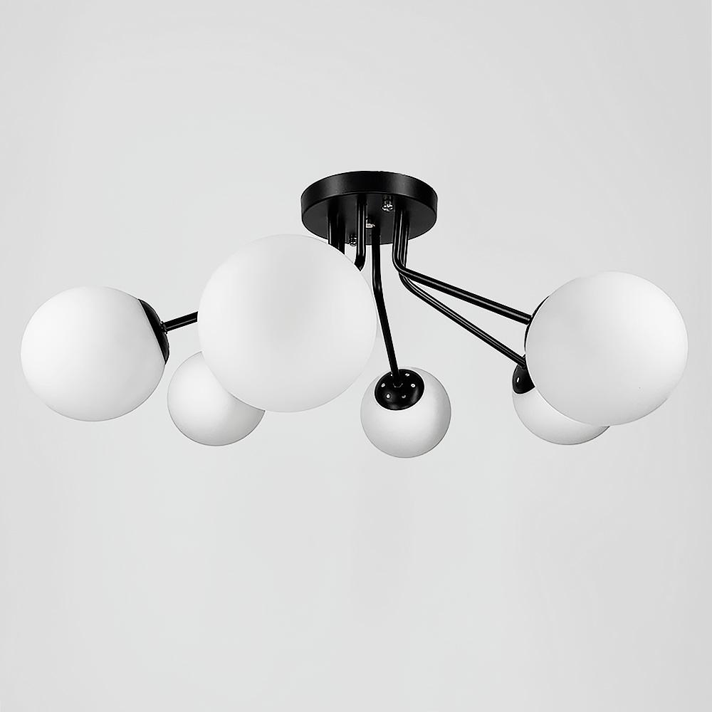 Люстра потолочная Light House LNF-17387/6 BK Черный Люстра потолочная Light House LNF-17387/6 BK Черный