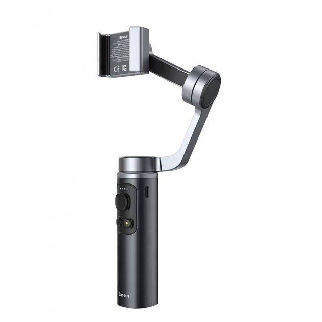 Стедикам Baseus Control Smartphone Handheld Folding Gimbal Stabilizer SUYT-D0G Dark Grey - фото 3