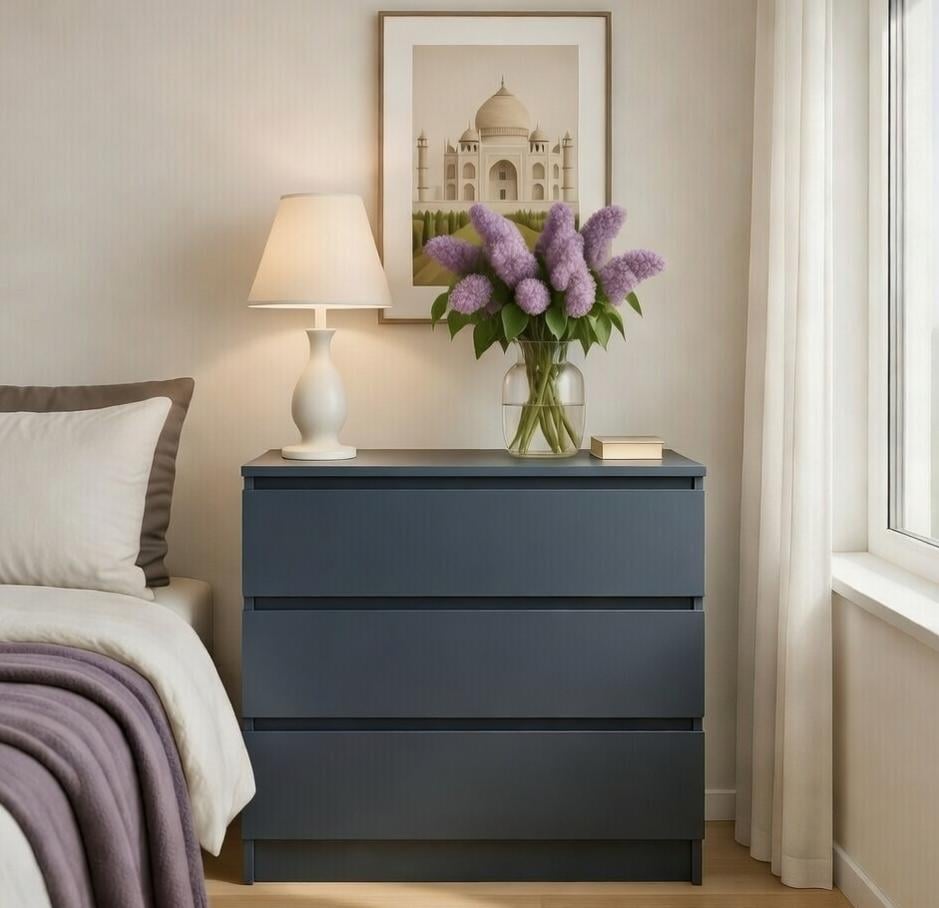 Комод компактный Мастер Форм Брайт 800х376х730 мм Антрацитовый (20144) Комод компактный Мастер Форм Брайт 800х376х730 мм Антрацитовый (20144)