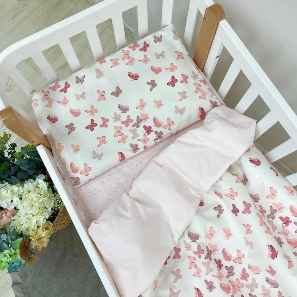 Комплект постельного белья Бабочки поплин для детской кровати (950) Комплект постельного белья Бабочки поплин для детской кровати (950)