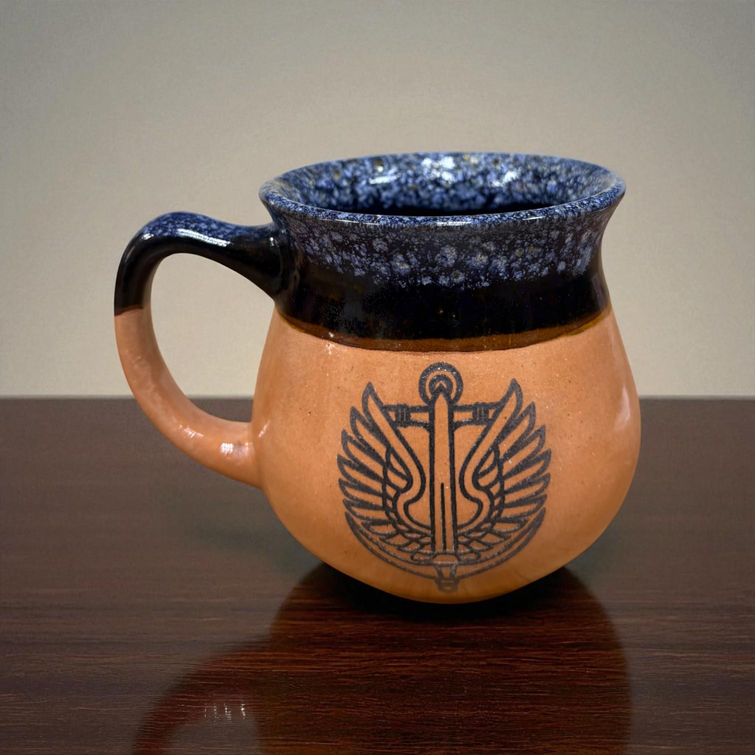 Чашка Морская пехота ручная работа 450 мл Синий (28926825) - фото 5 Чашка Морская пехота ручная работа 450 мл Синий (28926825) - фото 5