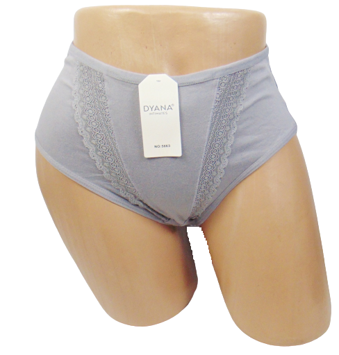 Женские трусы Diana 5663 2XL Серый (1679553652)