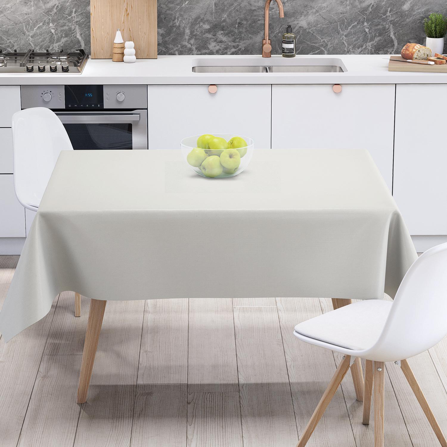 Скатертина Aquastop водовідштовхуюча 150x200 см Milky White (item18925)