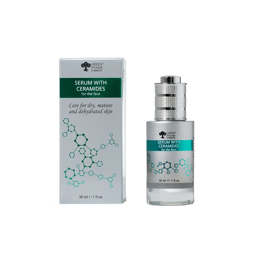 Сироватка для обличчя з церамідами Green Pharm Cosmetic Serum With Ceramides 30 мл