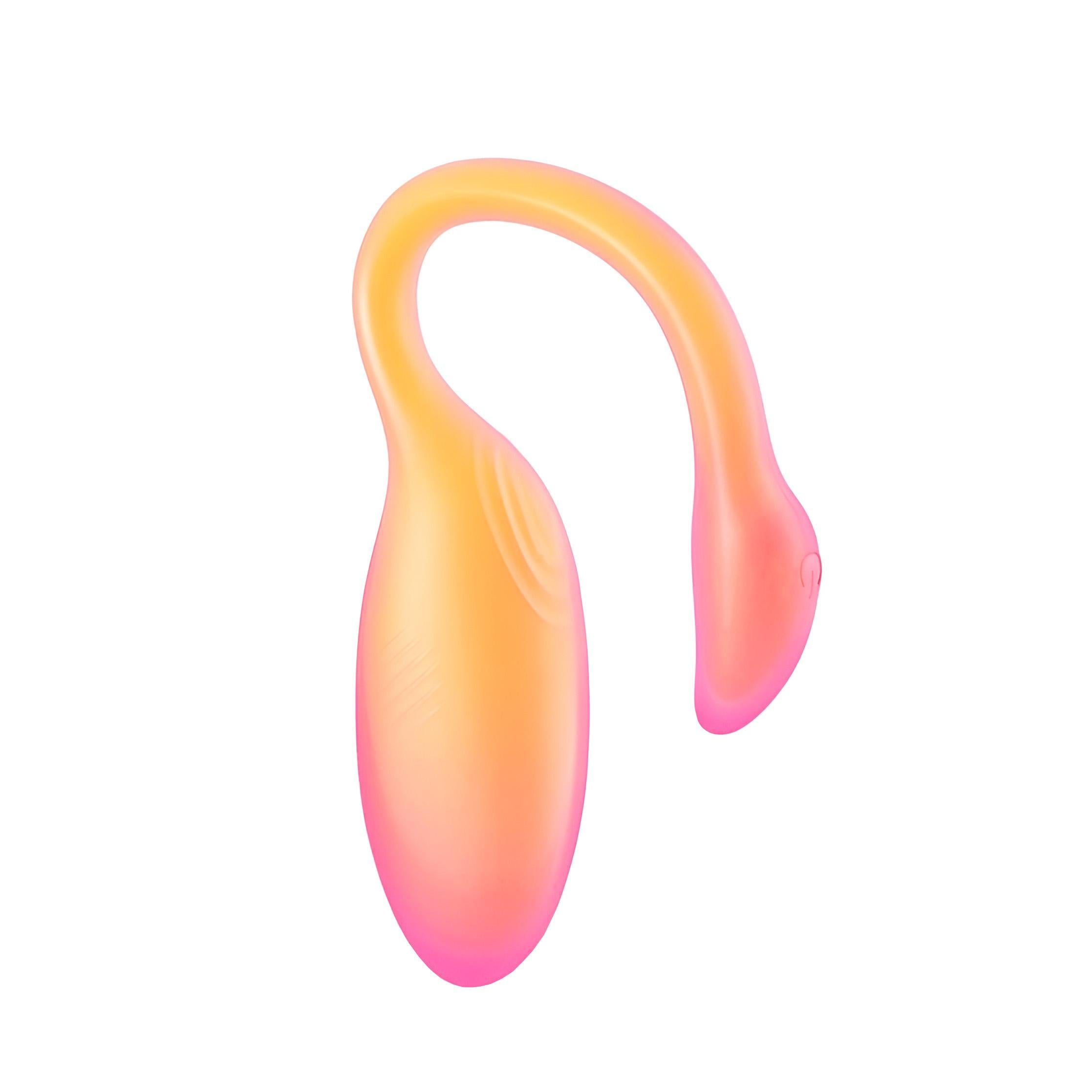 Виброяйцо-смарт Magic Motion Flamingo Max 11 см Оранжевый (56984)