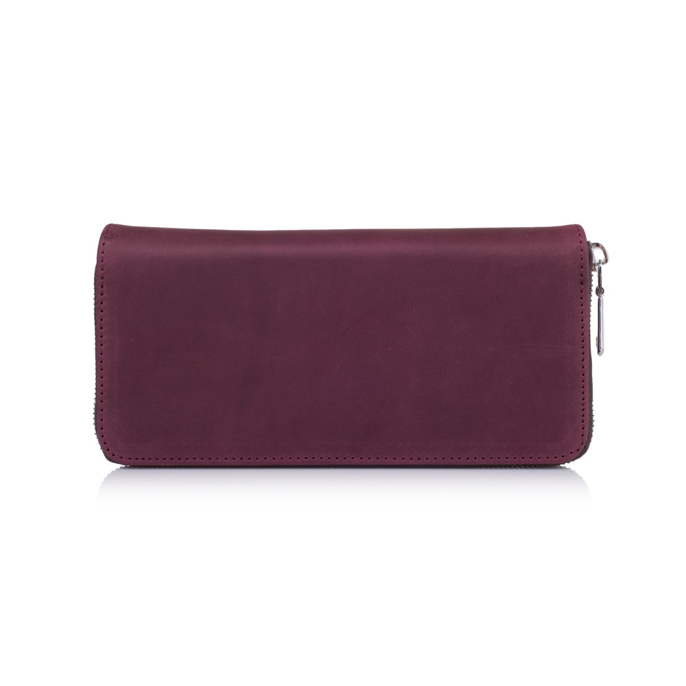 Кошелек кожаный Фиолетовый (W-02-S19-1621-000)