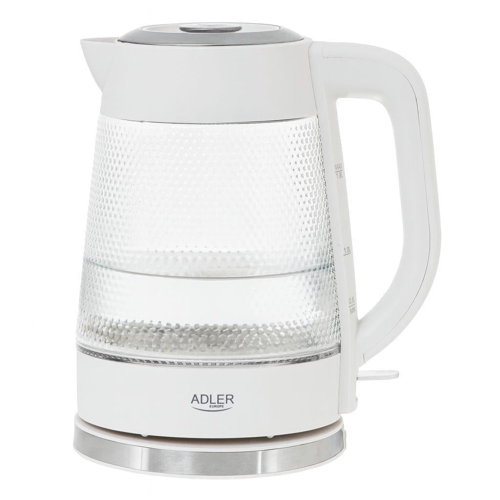 Электрочайник Adler AD 1306 из стекла LED-подсветка 1,8 л (6838)