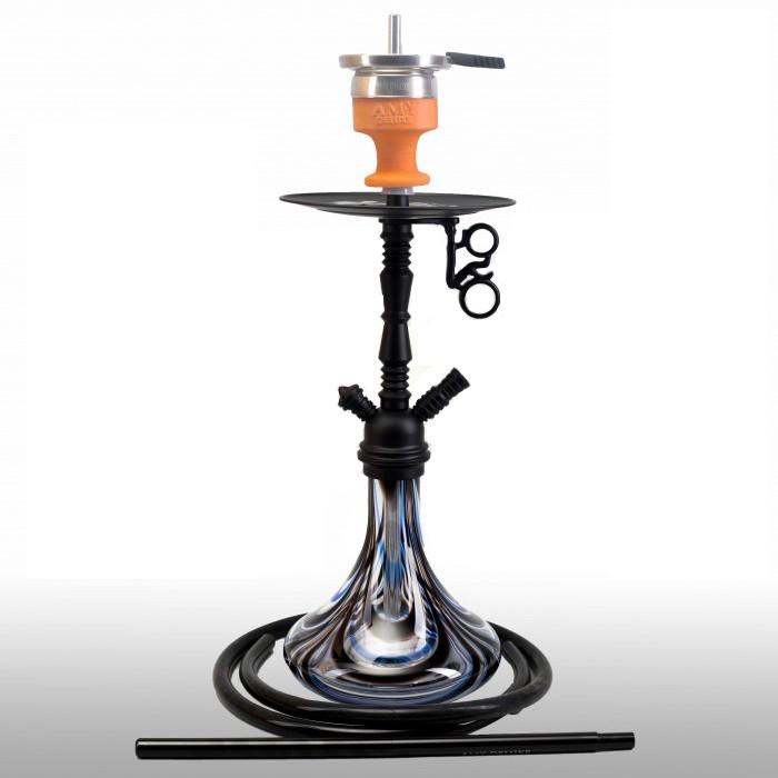 Кальян AMY Deluxe 058 Middle Zoom на 1 персону 60 см Черный (661973114)