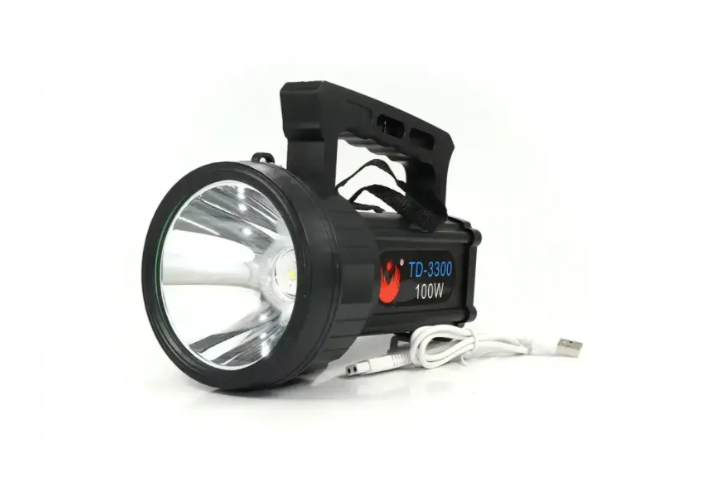 Фонарь TD-5800-L2 встроенный аккумулятор 3 режима 100 Вт (2823614803)