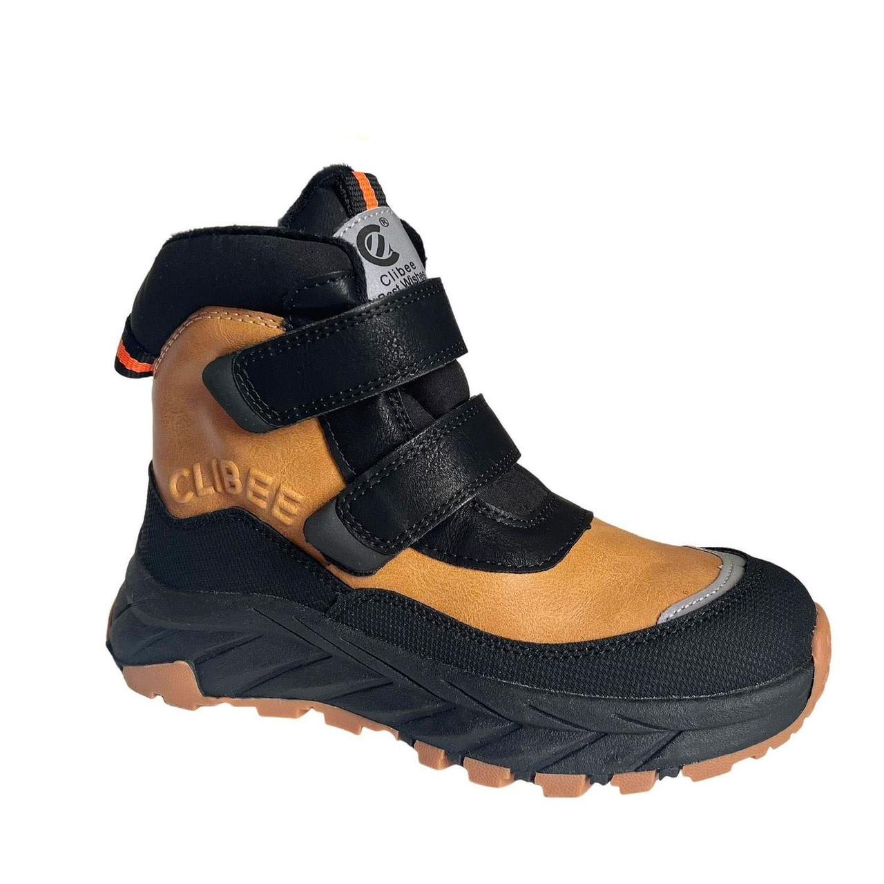 Ботинки зимние для мальчиков Clibee HC529-70/34 р. 34 Коричневый