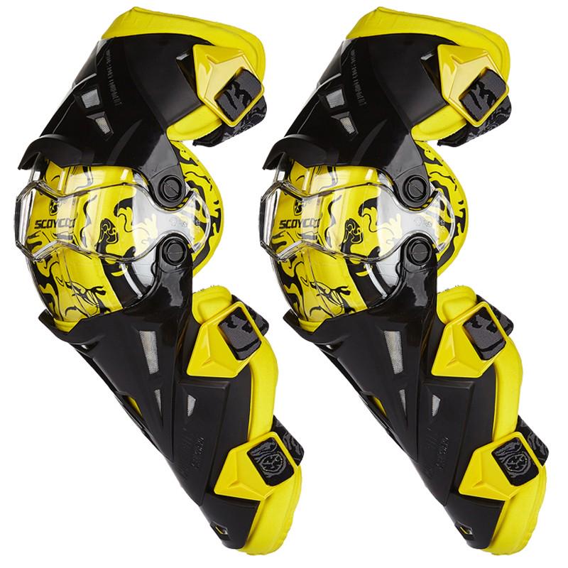 Мотонаколенники Scoyco K12 Yellow (10542)