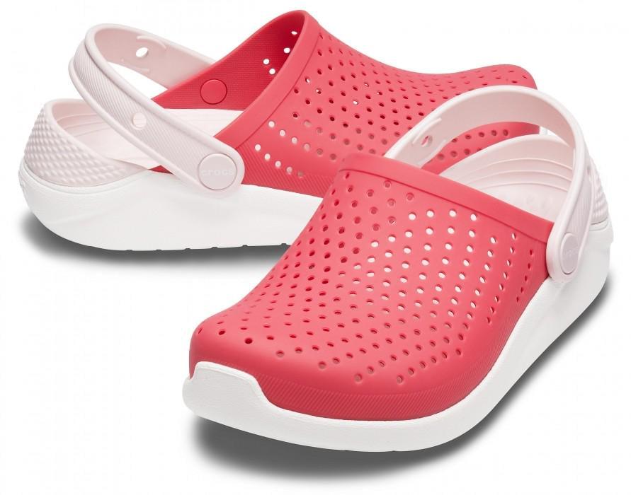 Сабо дитячі для дівчинки Crocs Kids LiteRide Clog Poppy р. 29-30 Червоний (18636)