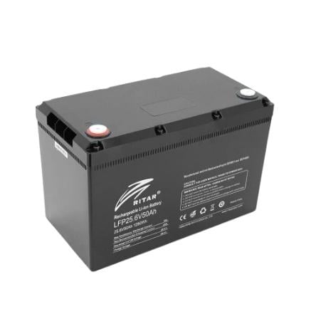 Акумуляторна батарея Ritar LFP25.6V50 Ah Li-ion G1 25,6V 50 Ah Black (27918133)