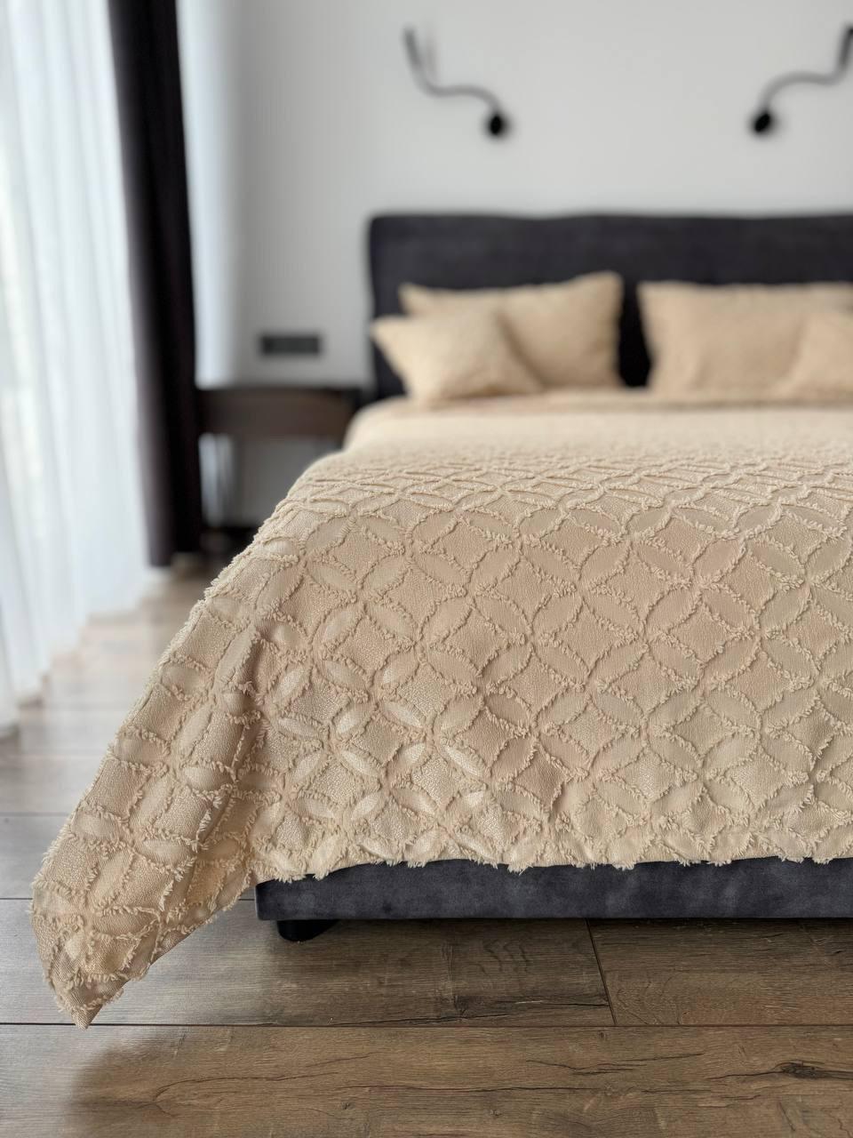 Покрывало Фрея 220x250 см Бежевый (21621-4-220x250cm) - фото 3