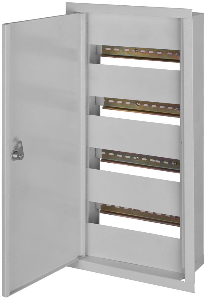 Корпус металевий e.mbox.stand.w.48.z 48 модулів з замком (s0100125)