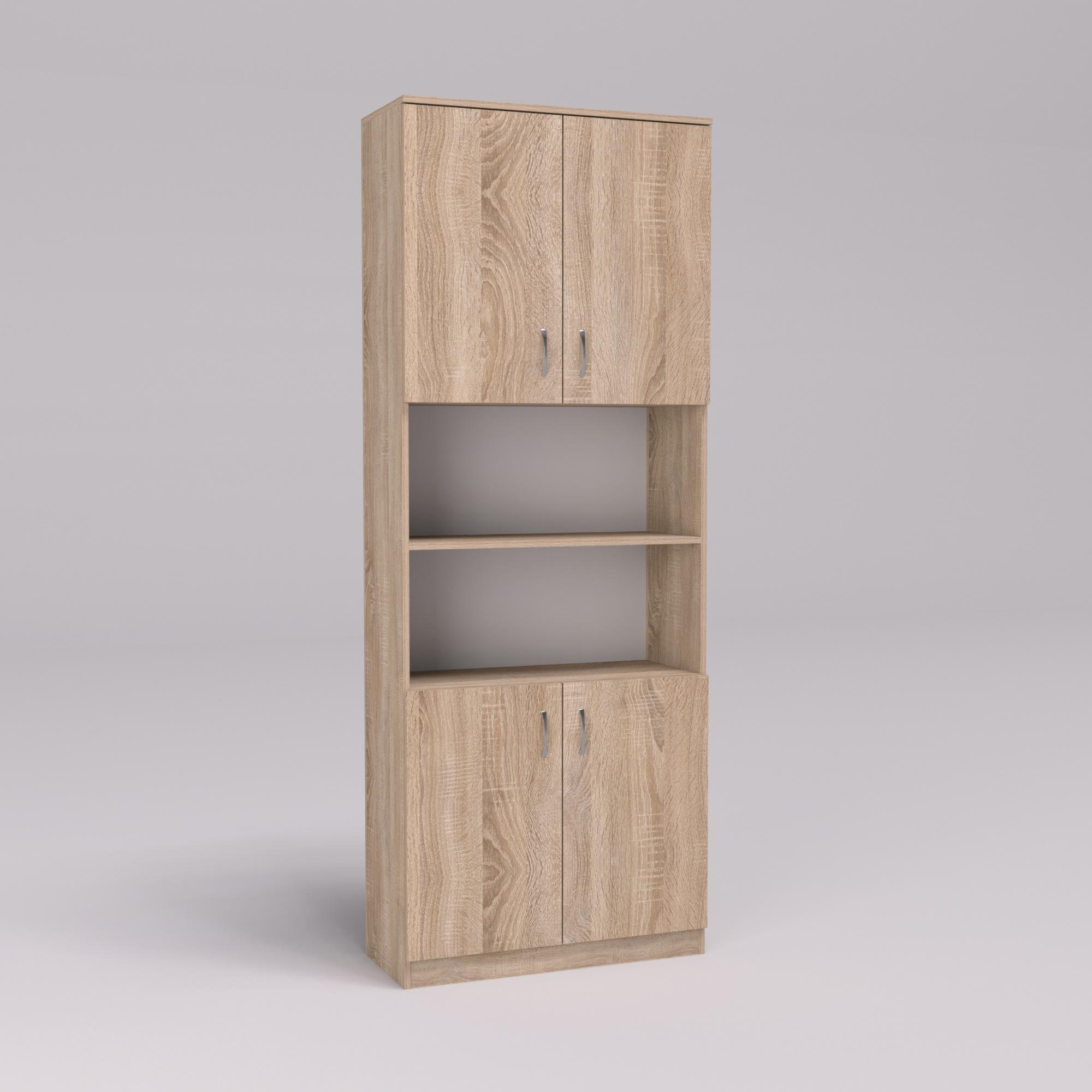 Шафа для офісу ОШ-3 800х340х2100 мм Дуб Сонома (12797)