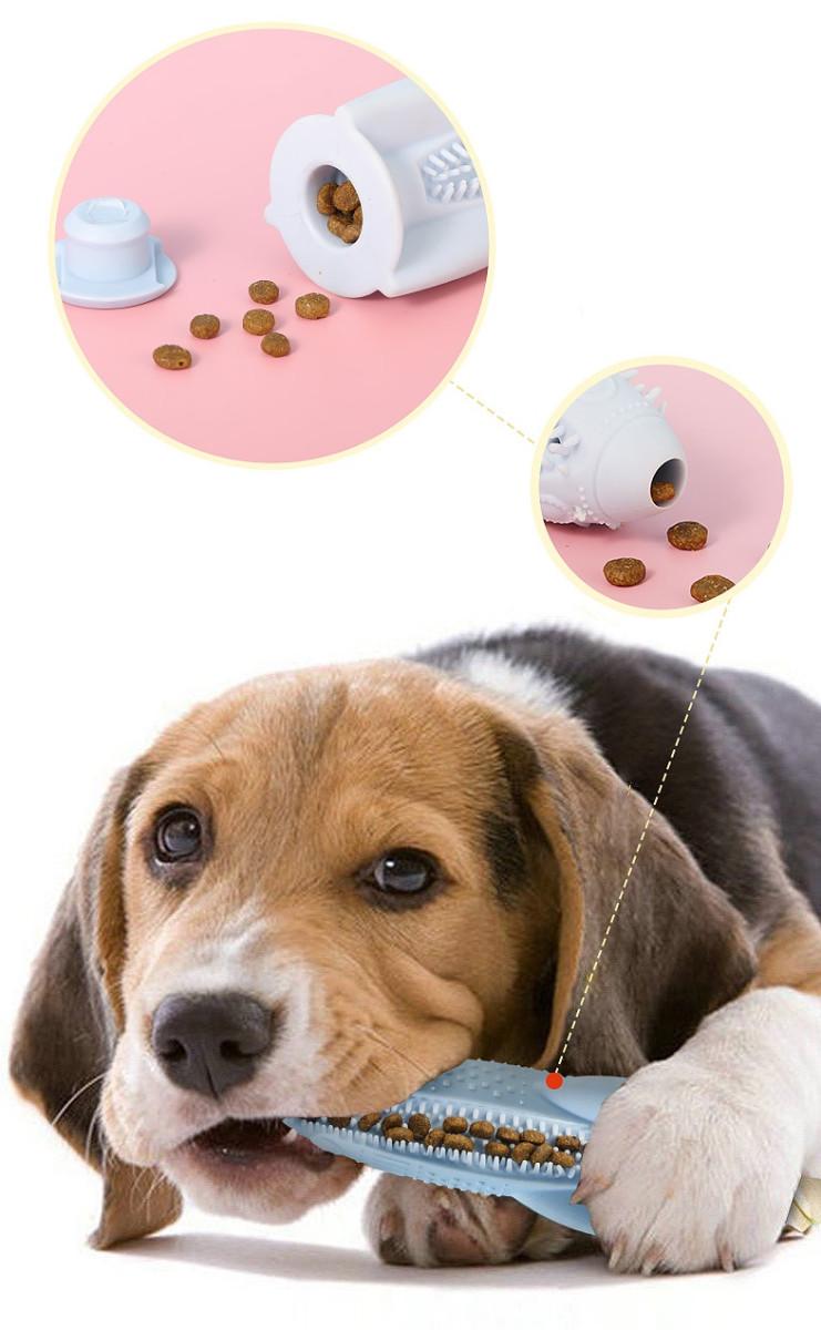 Игрушка-кормушка для животных 11957 14х5 см Голубой (4571522) - фото 4 Игрушка-кормушка для животных 11957 14х5 см Голубой (4571522) - фото 4