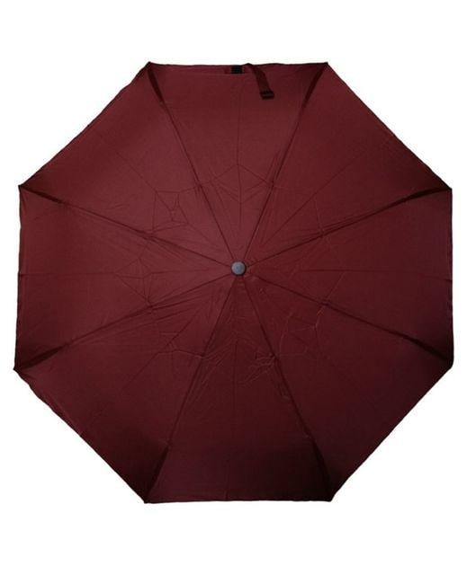 Зонт полуавтомат женский на 8 спиц Бордовый (PL001) Зонт полуавтомат женский на 8 спиц Бордовый (PL001)