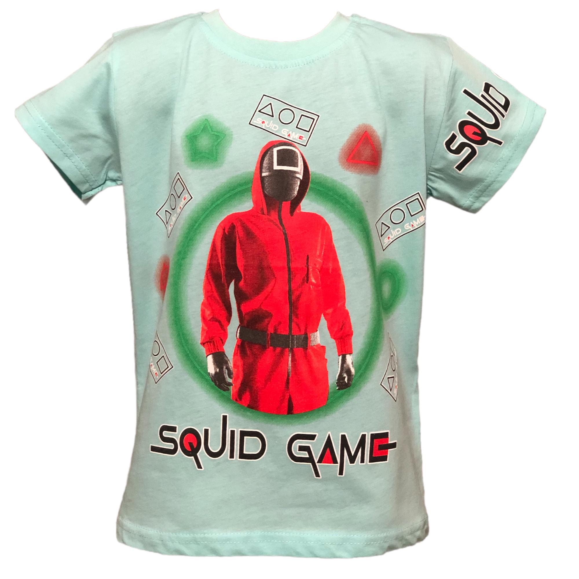 Футболка Гра в кальмара Squid qame 140 см М'ята
