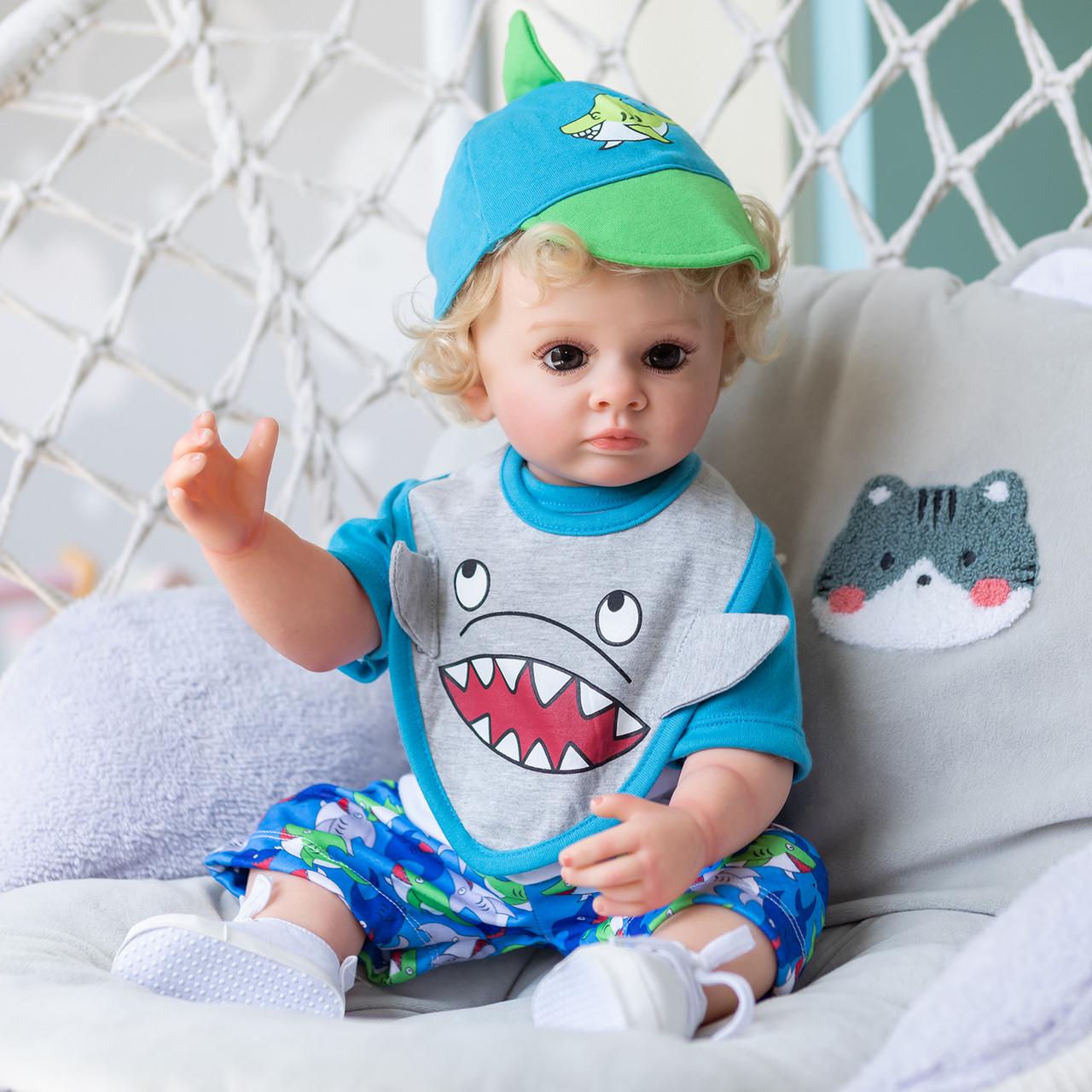 Кукла Реборн Марко с анатомичной 3D-кожей винил-силикон 55 см - фото 2