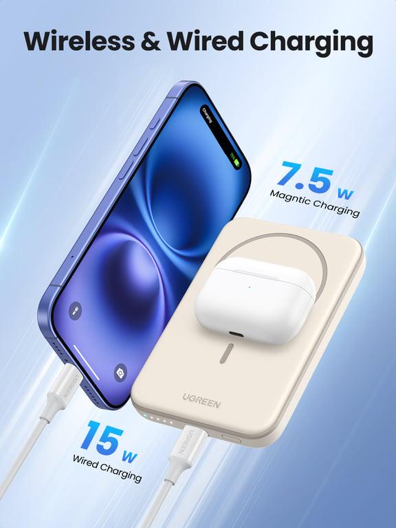 Повербанк Ugreen 5000 mAh 15W White (25207) - фото 5