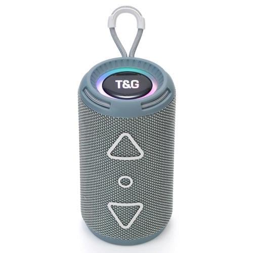 Колонка портативная Bluetooth с TG656 FM/RGB Grey (2135321722) - фото 1