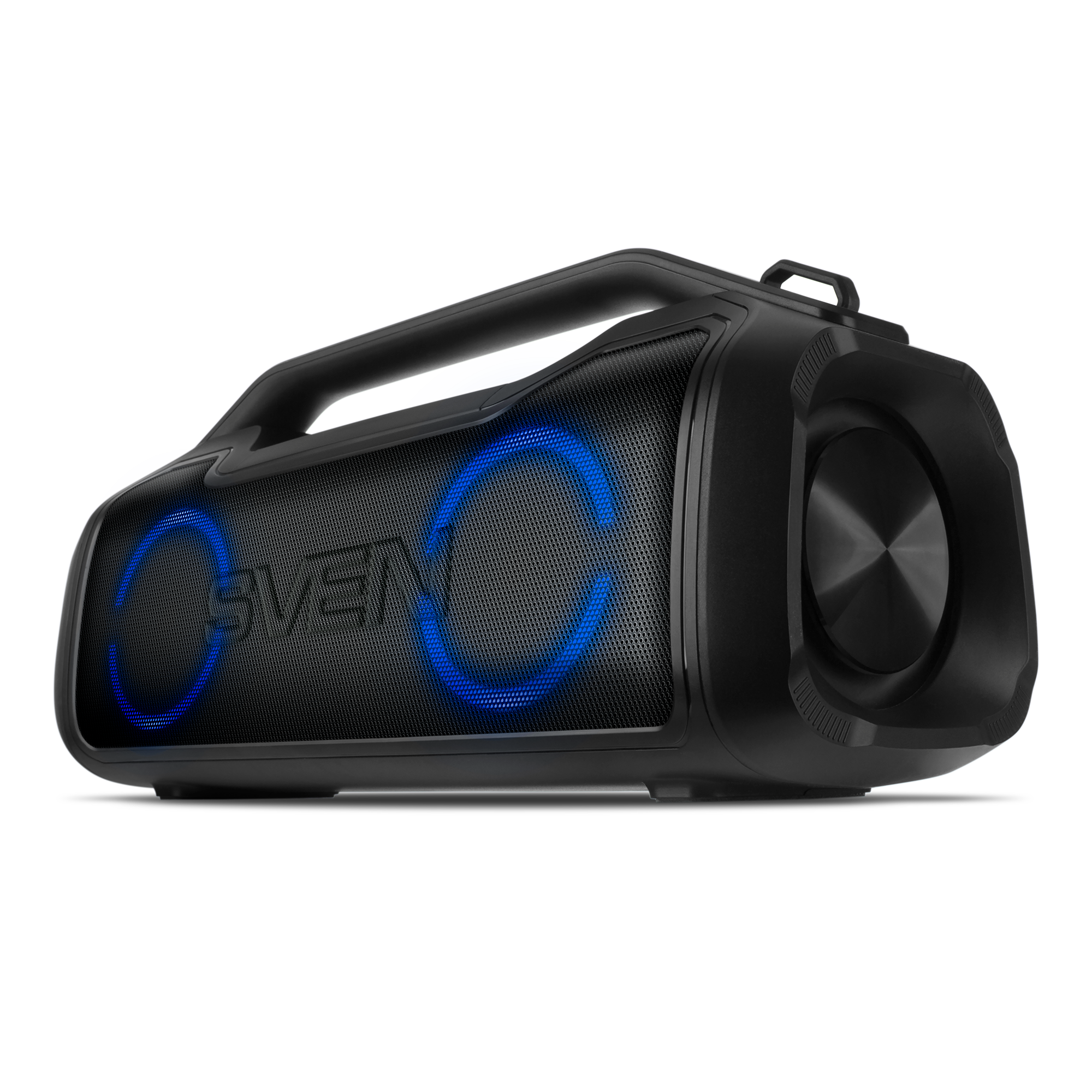 Портативная Bluetooth-колонка Sven PS-390 50 Вт IPX5 с RGB-подсветкой Черный