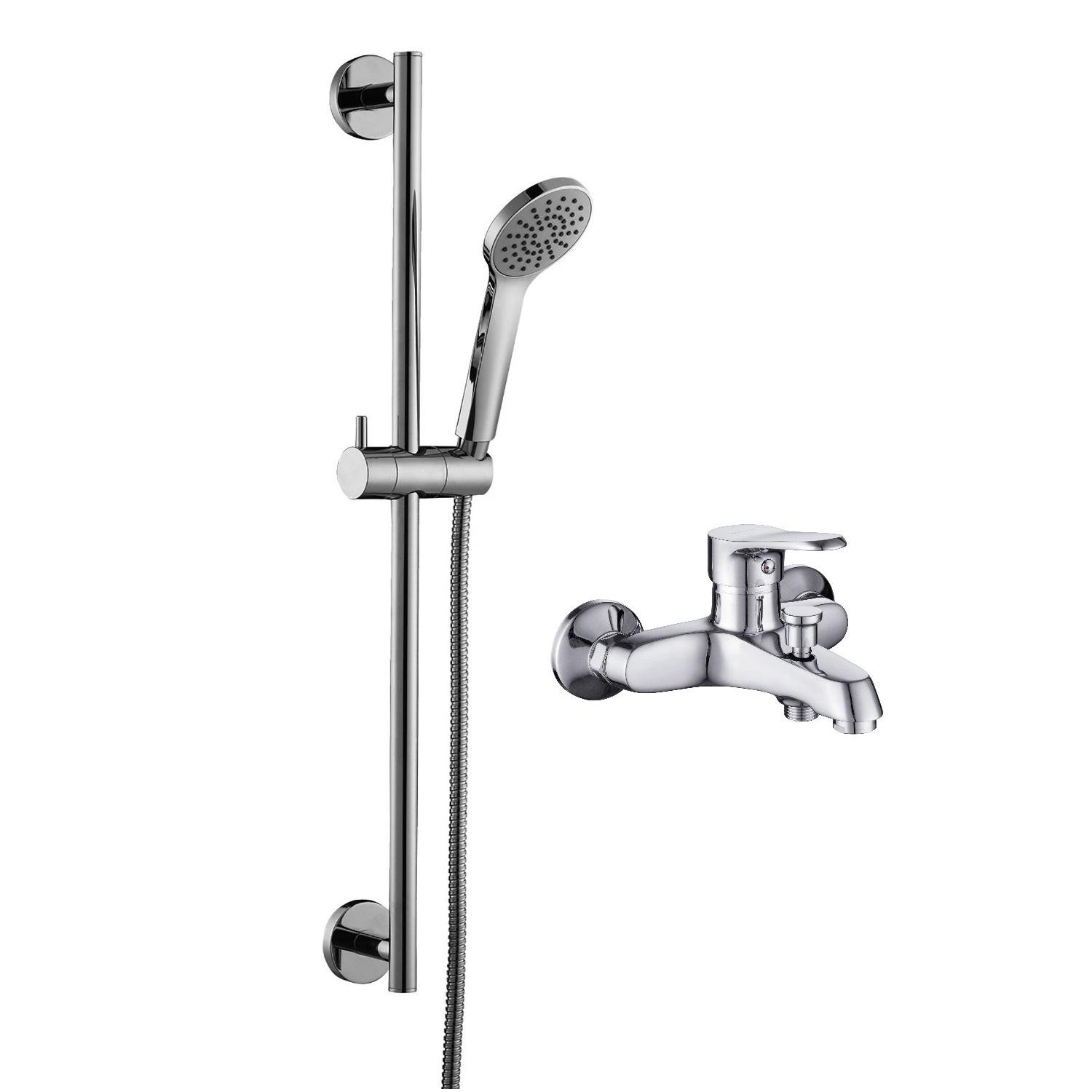 Душевая система Imprese Witow 10080+6008501 с изливом латунь Хром (SET20230903)