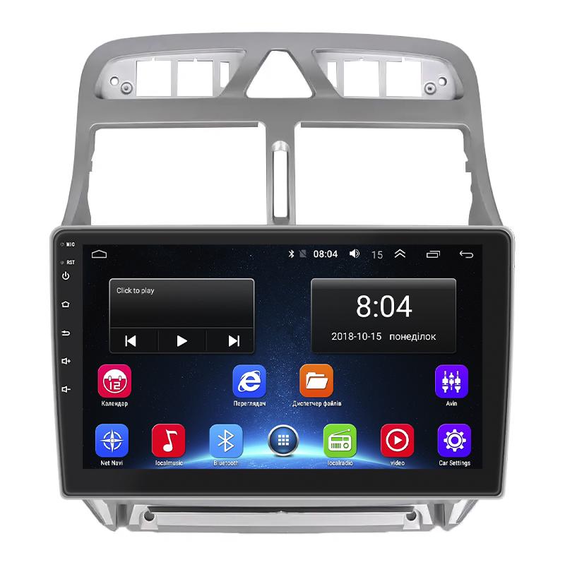 Автомагнитола штатная Lesko Base для Peugeot 307 I 2001-2005 г. Wi-Fi/GPS 2/32 GB 9" (8677-30576)