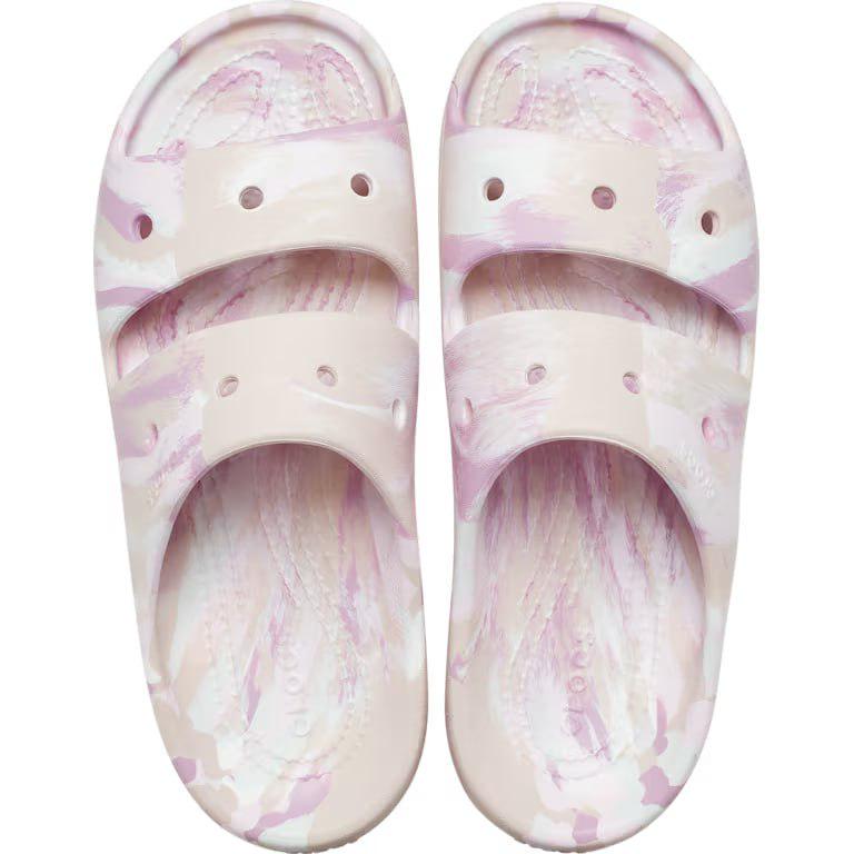 Сандалии женские Crocs Classic Marbled Sandal V2 M7W9 р. 39/40 25 см Quartz/Multi (211563) - фото 4 Сандалии женские Crocs Classic Marbled Sandal V2 M7W9 р. 39/40 25 см Quartz/Multi (211563) - фото 4