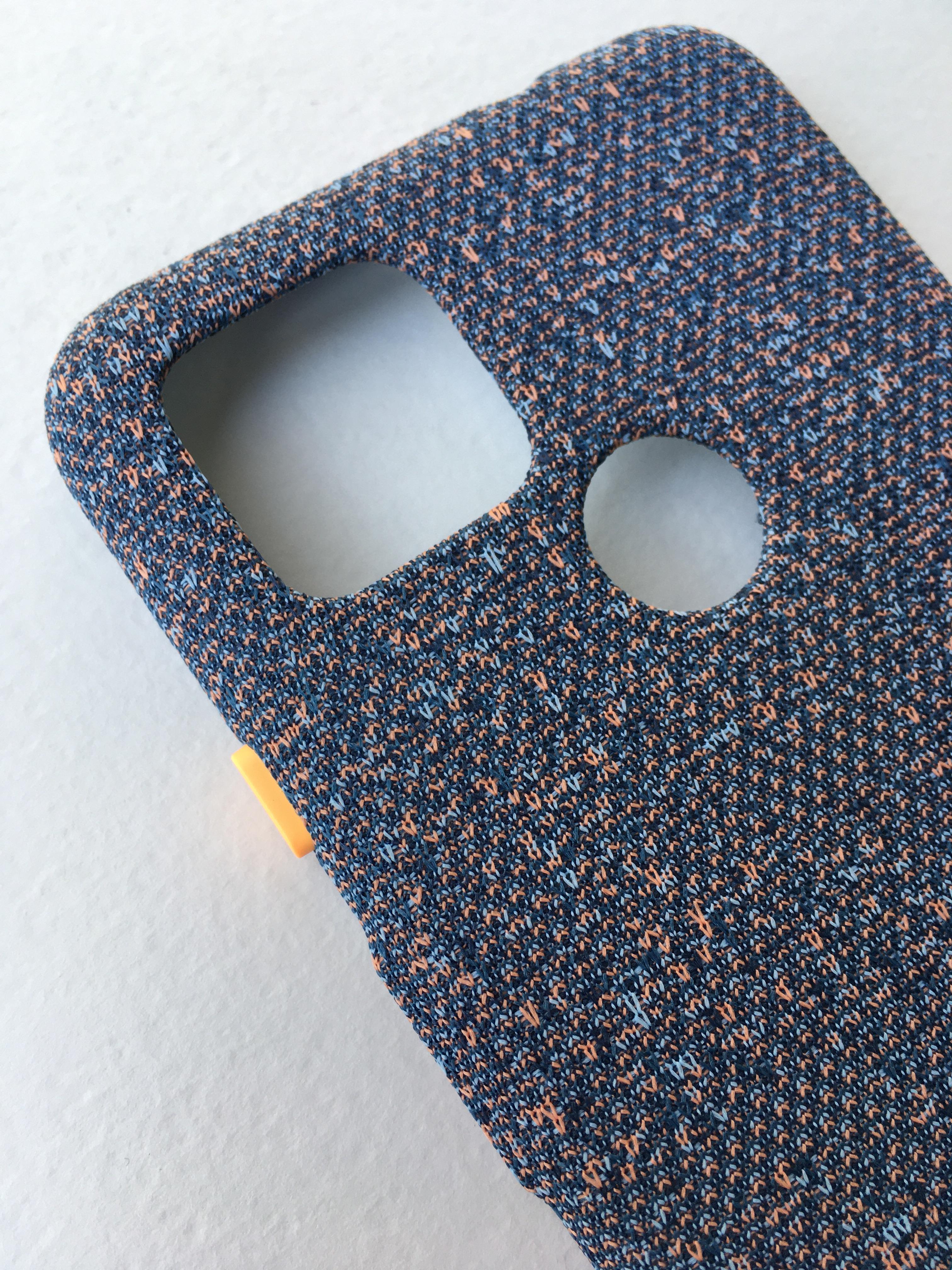 Протиударний чохол Official Fabric Case GA02063 для Google Pixel 4a 5G (6.2") Blue Confetti - фото 9