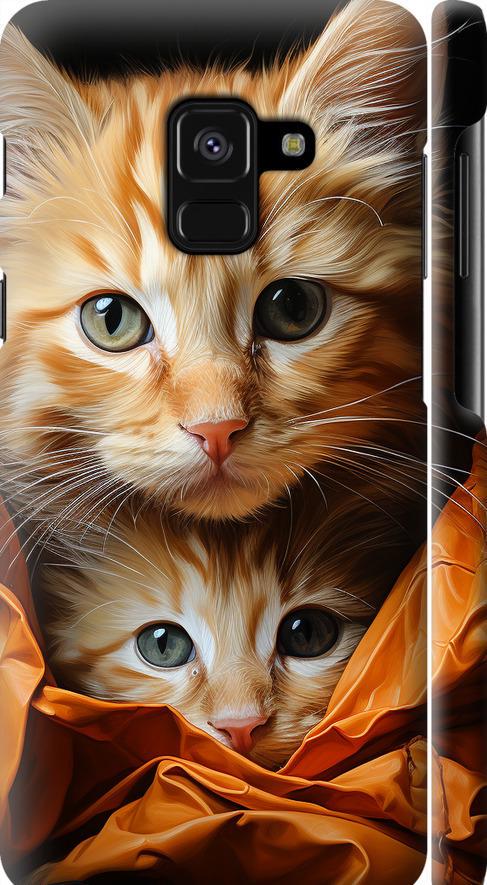 Чехол на Samsung Galaxy A8 2018 A530F Котики 2 (5664m-1344-42517)