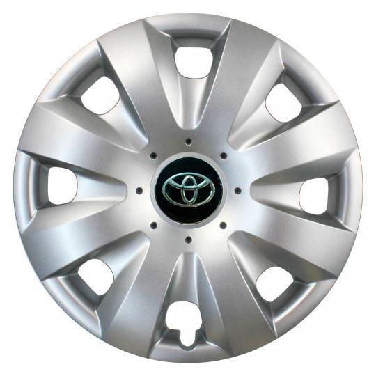 Автомобильные колпаки SKS 321 R15 с логотипом Toyota 4 шт. Серебристый