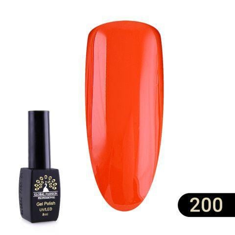 Гель-лак Global Fashion Black elite 200