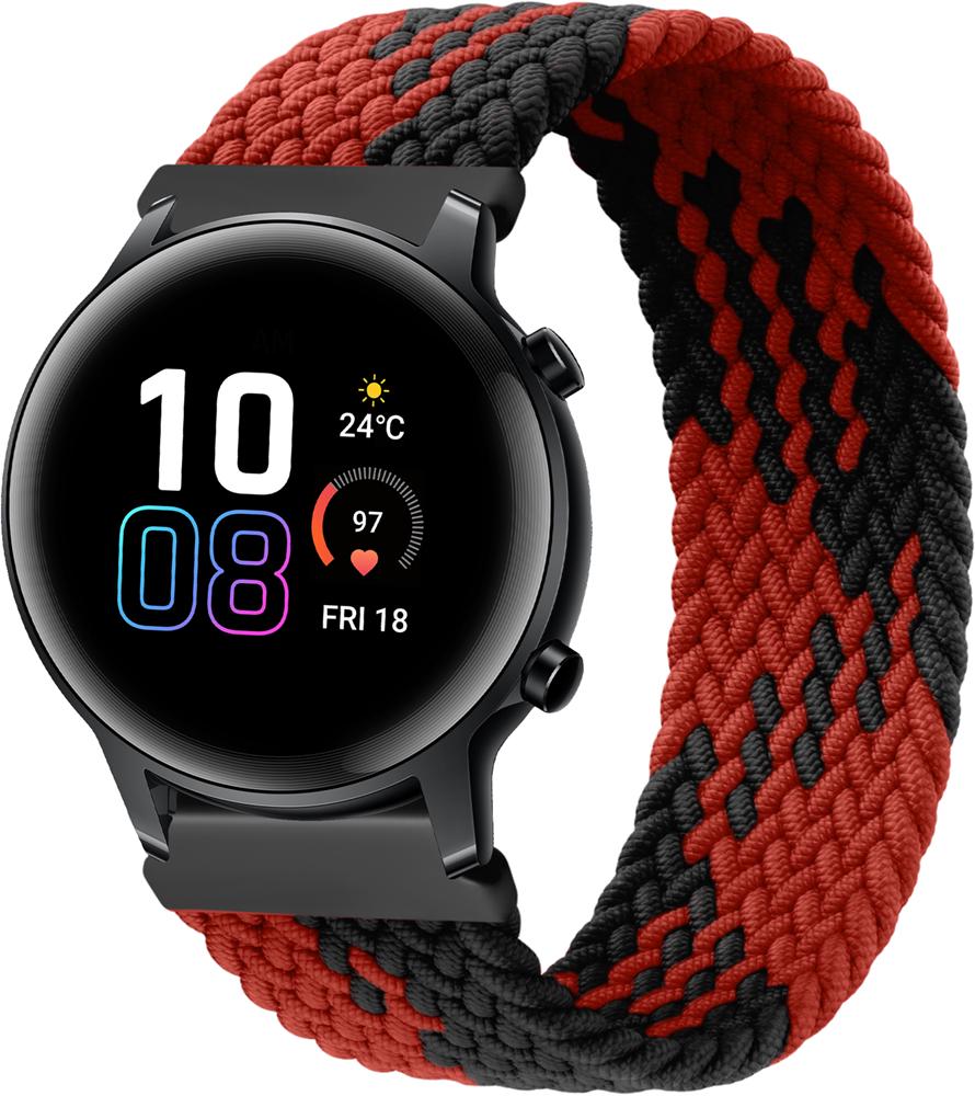 Ремешок Solo Loop Multi для Honor Magic Watch 2 42 мм (145 мм) Black/Red (26299-44)