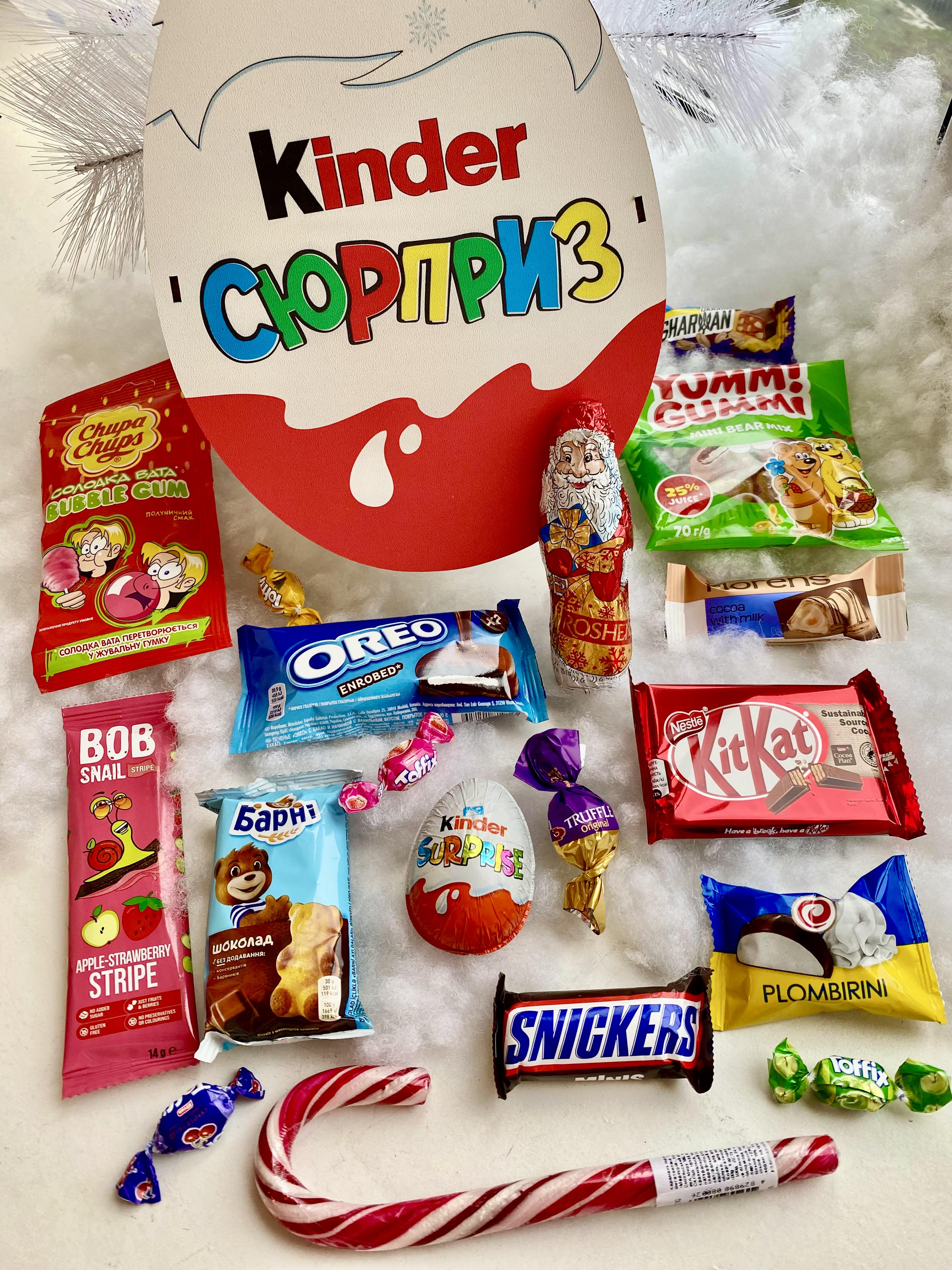 Бокс новорічний Кіндер з солодощами (13714522) - фото 5