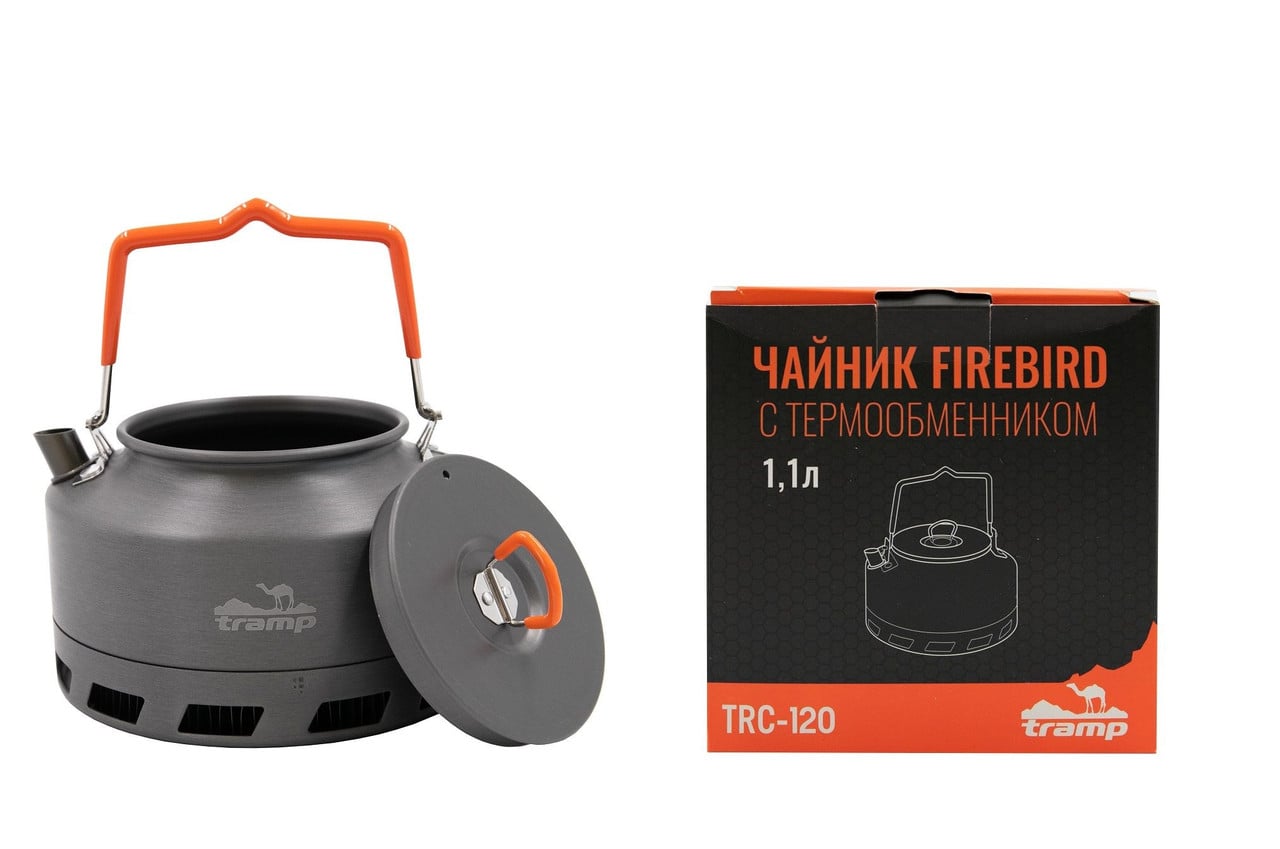 Чайник туристичний Tramp з анодованого алюмінію з теплообмінником 1,1 л (1375309430)