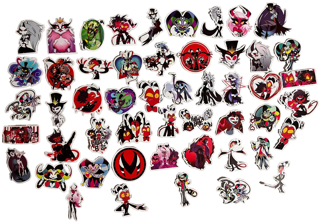 Набор виниловых стикеров Адский Босс 50 шт. (98187)