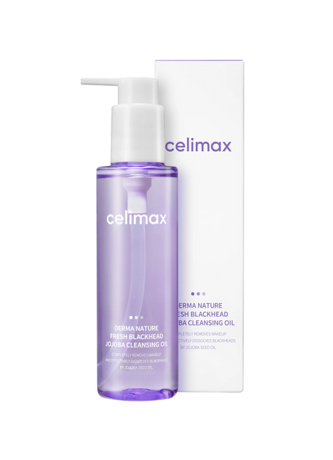 Масло гидрофильное с маслом жожоба для избавления от черных точек Celimax Derma Nature Fresh Blackhead Jojoba Cleansing Oil 150 мл (20210352) - фото 1