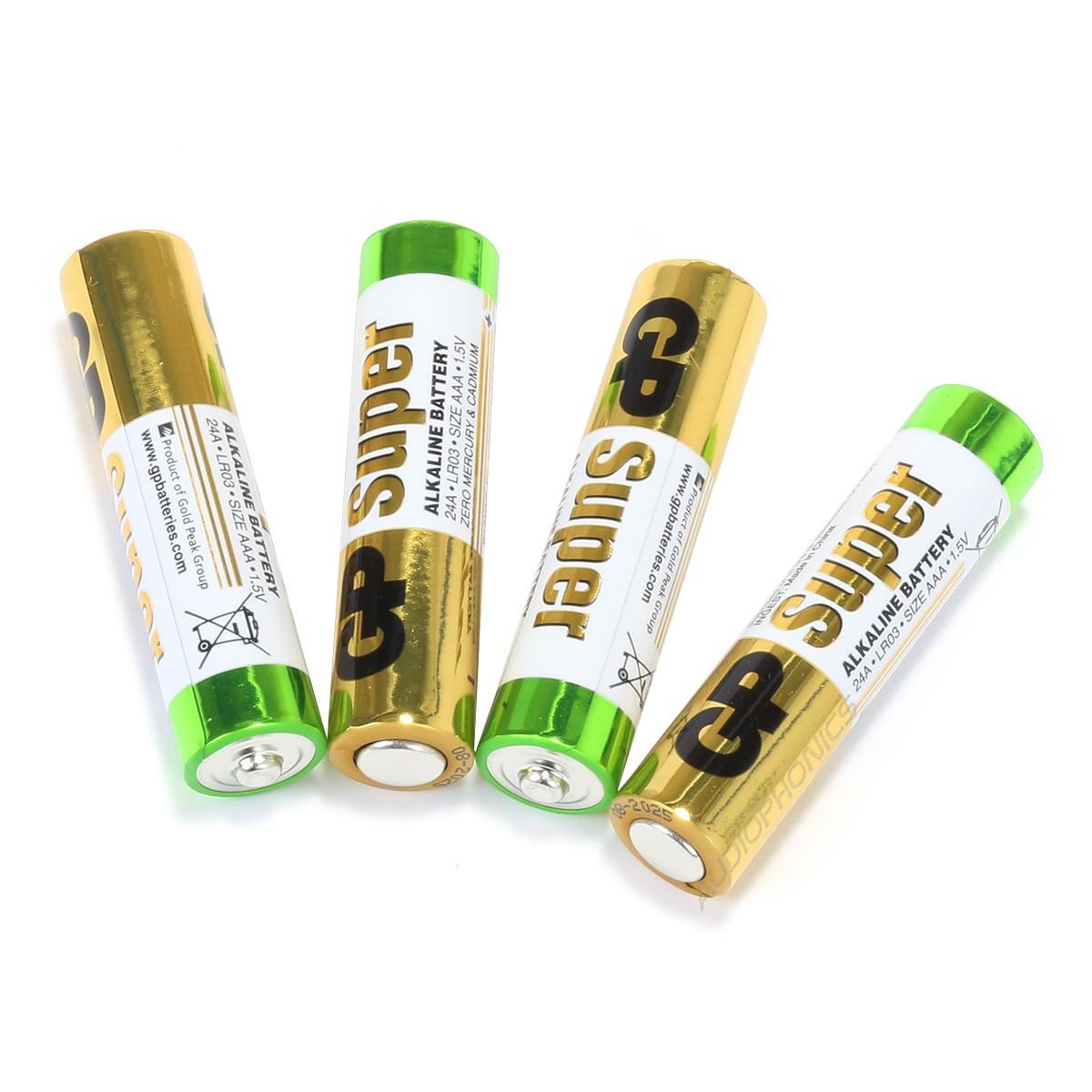 Батарейка щелочная GP Super Alkaline LR03 ААА 4 шт. (1804049588)