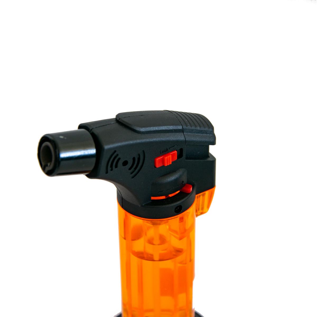 Газовая горелка с пьезоподжигом Blow Torch Jet Lighter Оранжевый (1009241-Orange) - фото 3