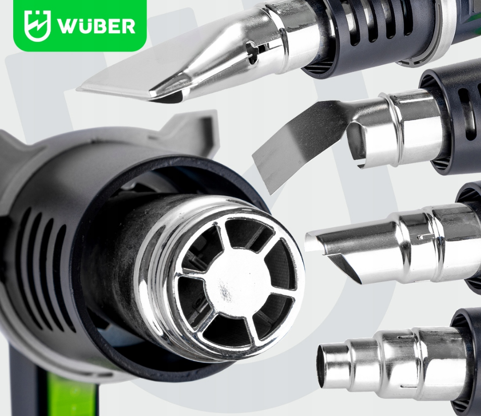 Фен будівельний Wuber з регулюванням температури 2000 Вт 600 ° C - фото 4 Фен будівельний Wuber з регулюванням температури 2000 Вт 600 ° C - фото 4