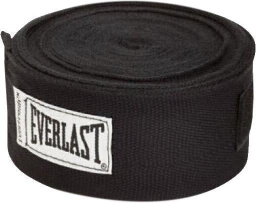 Бинти боксерські Everlast PRO STYLE HAND WRAPS 180 X2 Уні 457,2 см Чорний (722301-71-8)