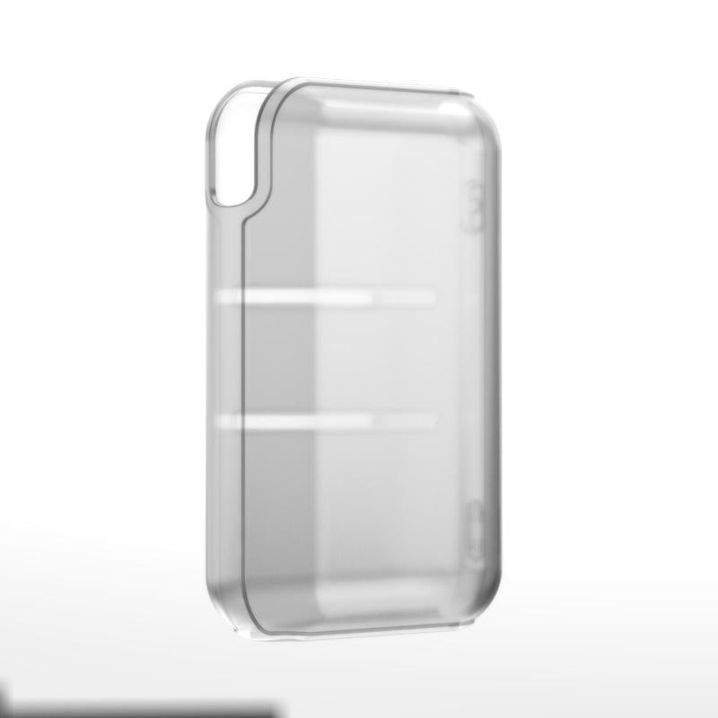 Чехол для повербанка силиконовый Xiaomi 10000 mAh Integrated Cable P15ZM Прозрачный (2761P)