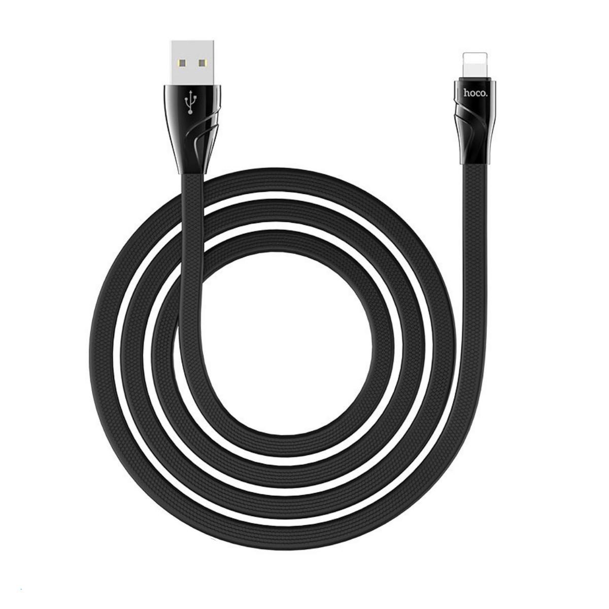 Кабель Hoco U57 Twisting for Lightning Black
