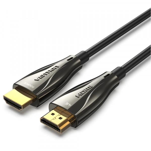 Кабель оптический для передачи данных Vention HDMI Male to Male v2.0 20 м Черный (ALABQ)
