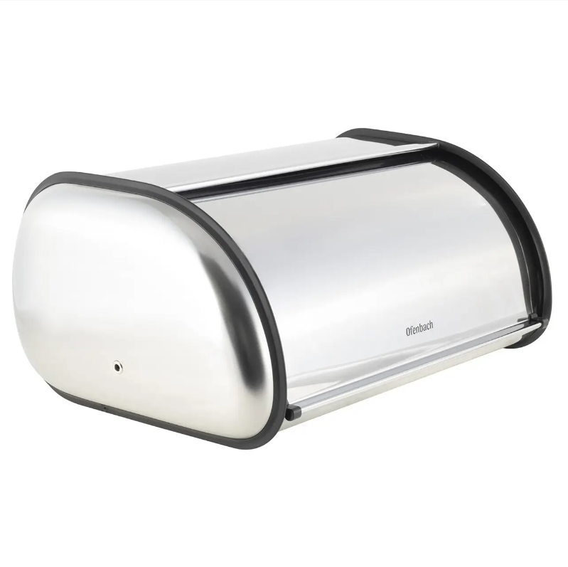 Хлібниця Ofenbach KM-100801 43,5х27х18 см із нержавіючої сталі Срібло (NA002461)